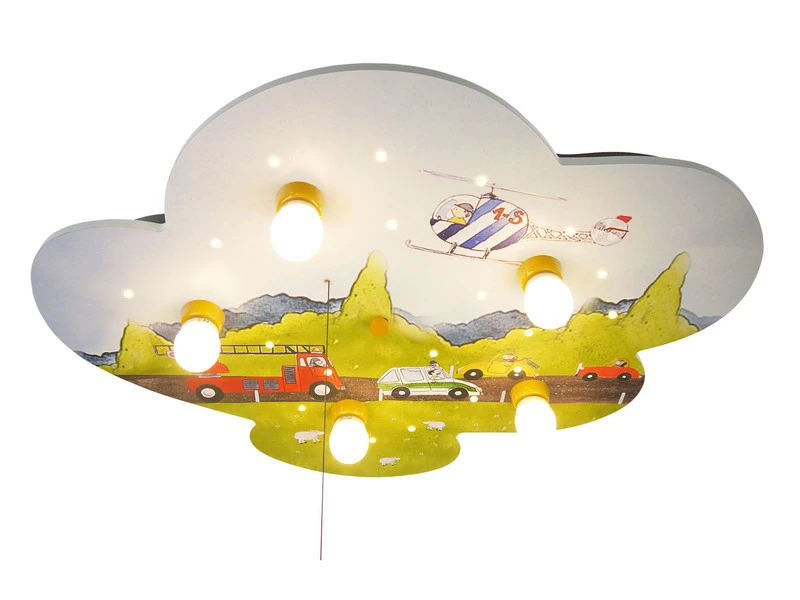 Niermann LED Kinder Deckenleuchte Tolle Autos, Amazon Echo Kompatibel, LED-Schlummerlicht 3 Niermann LED Kinder Deckenleuchte Tolle Autos, Amazon Echo Kompatibel, LED-Schlummerlicht