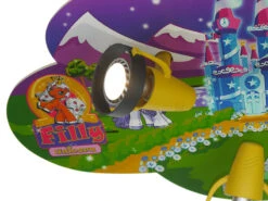 Niermann LED Kinderzimmer Deckenleuchte Einhorn Filly, 3-flammig, Schwenkbare Spots -Bestes Beleuchtungs Geschäft led kinderzimmer deckenleuchte einhorn filly 3 fla 3