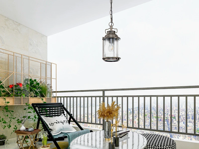 MeineWunschleuchte LED Kleine Industrial Pendelleuchte Für Innen & Außen, Bronze Ø15cm 10 MeineWunschleuchte LED Kleine Industrial Pendelleuchte Für Innen & Außen, Bronze Ø15cm – Bild 8