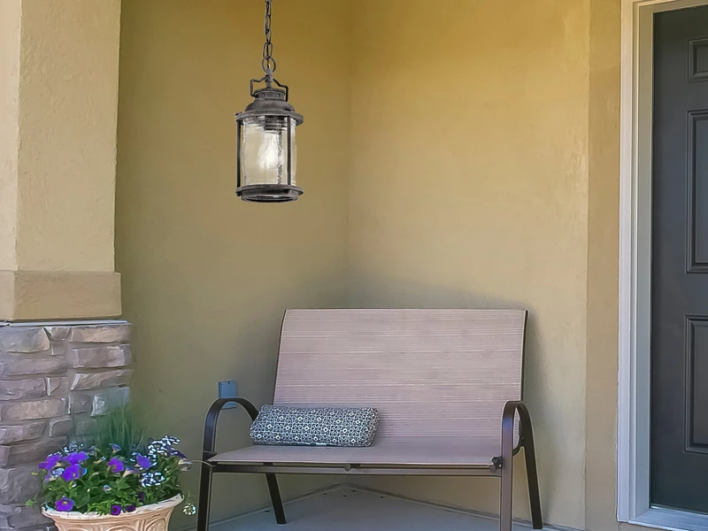 MeineWunschleuchte LED Kleine Industrial Pendelleuchte Für Innen & Außen, Anthrazit Ø15cm 6 MeineWunschleuchte LED Kleine Industrial Pendelleuchte Für Innen & Außen, Anthrazit Ø15cm – Bild 4