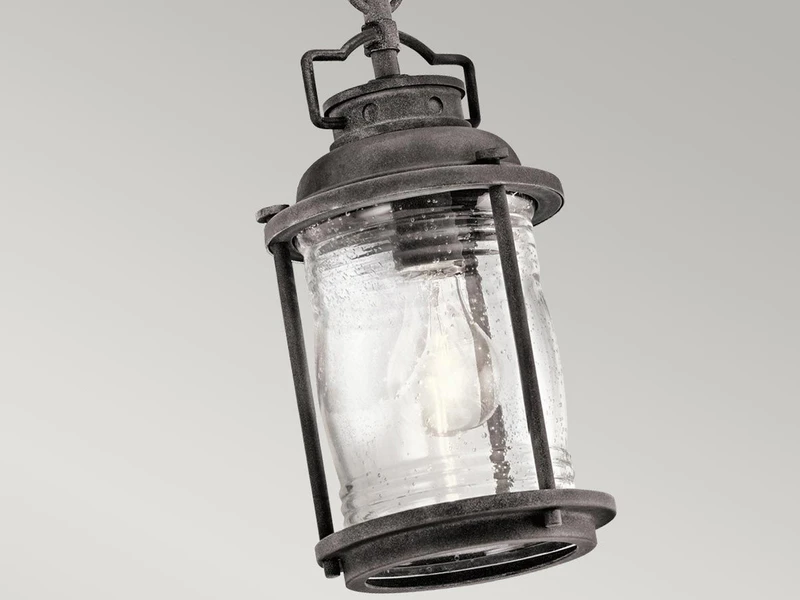 MeineWunschleuchte LED Kleine Industrial Pendelleuchte Für Innen & Außen, Anthrazit Ø15cm 9 MeineWunschleuchte LED Kleine Industrial Pendelleuchte Für Innen & Außen, Anthrazit Ø15cm – Bild 7