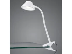 Reality Leuchten LED Klemmleuchte BERRY Flexarm, Kunststoff Weiß, Höhe 26cm -Bestes Beleuchtungs Geschäft led klemmleuchte berry flexarm kunststoff weiss ho 2