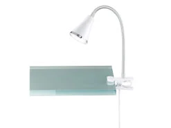 Reality Leuchten LED Klemmleuchten 2er SET 1 Flammige Kunststoff Schwanenhalslampe In Weiß -Bestes Beleuchtungs Geschäft led klemmleuchten 2er set 1 flammige kunststoff sc 12