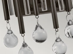 MeineWunschleuchte LED Kronleuchter Mehrflammig Mit Filigranem Kristall Glas, Braun, Bis 3,75m Lang -Bestes Beleuchtungs Geschäft led kronleuchter mehrflammig mit filigranem krista 10