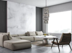 MeineWunschleuchte LED Kronleuchter Mehrflammig Mit Filigranem Kristall Glas, Braun, Bis 3,75m Lang -Bestes Beleuchtungs Geschäft led kronleuchter mehrflammig mit filigranem krista 4