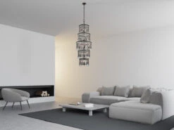 MeineWunschleuchte LED Kronleuchter Mehrflammig Mit Filigranem Kristall Glas, Braun, Bis 3,75m Lang -Bestes Beleuchtungs Geschäft led kronleuchter mehrflammig mit filigranem krista 5