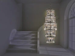 MeineWunschleuchte LED Kronleuchter Mehrflammig Mit Filigranem Kristall Glas, Braun, Bis 3,75m Lang -Bestes Beleuchtungs Geschäft led kronleuchter mehrflammig mit filigranem krista 8