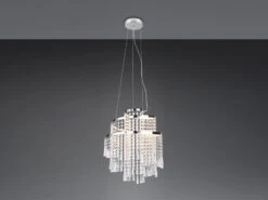 Reality Leuchten LED Kronleuchter POMP Mit Acryl Kristallbehang Und Fernbedienung Ø 38cm -Bestes Beleuchtungs Geschäft led kronleuchter pomp mit acryl kristallbehang und 2