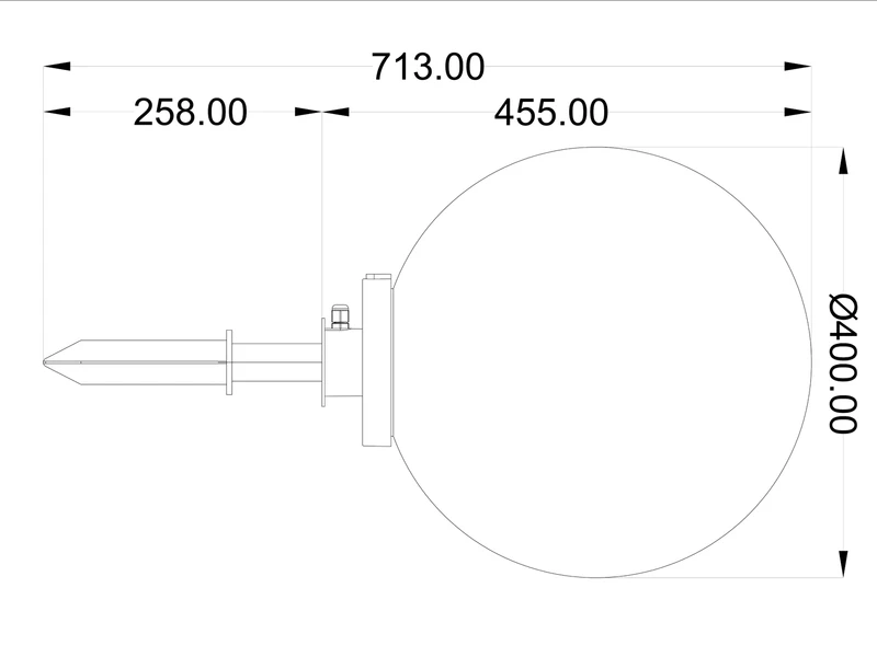 MeineWunschleuchte LED Leuchtkugel Für Den Garten Mit Strom Weiß, 5m Kabel, Ø 40cm 8 MeineWunschleuchte LED Leuchtkugel Für Den Garten Mit Strom Weiß, 5m Kabel, Ø 40cm – Bild 6