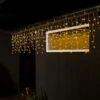 Konstsmide LED Lichtervorhang Eisregen 200 Warm Weiße Globes, 30V Außentrafo, IP44 -Bestes Beleuchtungs Geschäft led lichtervorhang eisregen 200 warm weisse globes