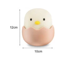 Niermann LED Nachtlicht EGGY EGG, Per USB Aufladbar, Dimmbar, 7 Lichtfarben - Höhe 12cm -Bestes Beleuchtungs Geschäft led nachtlicht eggy egg per usb aufladbar dimmbar 1 4