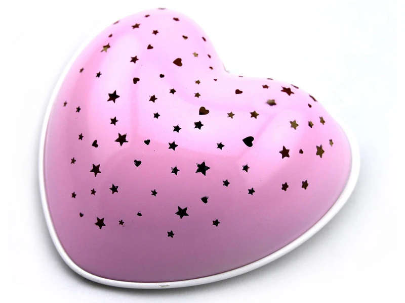 Niermann LED Nachtlicht SOLAR HEART, Projiziert Herzen/Sterne, Mit Solar/USB Aufladbar 3 Niermann LED Nachtlicht SOLAR HEART, Projiziert Herzen/Sterne, Mit Solar/USB Aufladbar