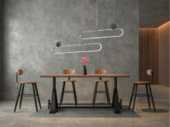 Trio Leuchten LED Pendelleuchte GRANT Dimmbar Lichtfarbe Einstellbar Silber 139cm -Bestes Beleuchtungs Geschäft led pendelleuchte grant dimmbar lichtfarbe einstel 4