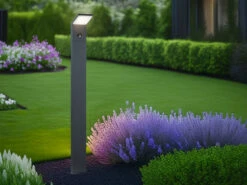 Trio Leuchten LED Pollerleuchte PEARL Mit Bewegungsmelder In Anthrazit IP54 - Höhe 100cm