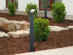 Trio Leuchten LED Pollerleuchte PEARL Mit Bewegungsmelder In Anthrazit IP54 - Höhe 100cm -Bestes Beleuchtungs Geschäft led pollerleuchte pearl mit bewegungsmelder in ant 5