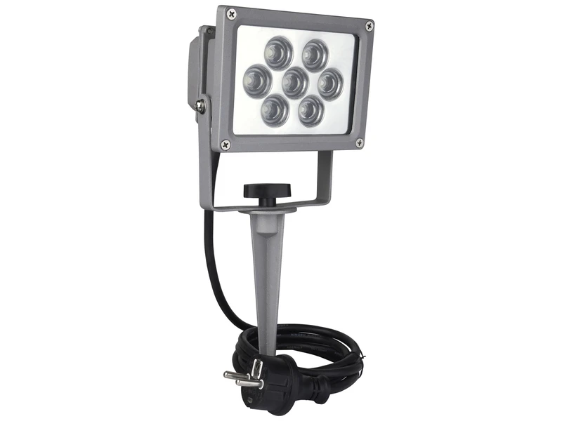 ELRO LED-Scheinwerfer 1 X7 W Auf Erdspieß, IP44, Alugrau; Sparwunder 3 ELRO LED-Scheinwerfer 1 X7 W Auf Erdspieß, IP44, Alugrau; Sparwunder