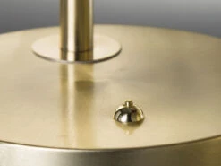 Fischer & Honsel LED Schreibtischlampe DENT Messing Mit Dimmer - Höhe 60cm -Bestes Beleuchtungs Geschäft led schreibtischlampe dent messing mit dimmer hoeh 4