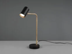 MeineWunschleuchte LED Schreibtischlampe In Messing / Schwarz Matt, Spot Schwenkbar, Höhe 45cm 11 MeineWunschleuchte LED Schreibtischlampe In Messing / Schwarz Matt, Spot Schwenkbar, Höhe 45cm -Bestes Beleuchtungs Geschäft led schreibtischlampe in messing schwarz matt spot 2