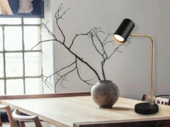 MeineWunschleuchte LED Schreibtischlampe In Messing / Schwarz Matt, Spot Schwenkbar, Höhe 45cm 13 MeineWunschleuchte LED Schreibtischlampe In Messing / Schwarz Matt, Spot Schwenkbar, Höhe 45cm -Bestes Beleuchtungs Geschäft led schreibtischlampe in messing schwarz matt spot 4