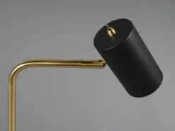 MeineWunschleuchte LED Schreibtischlampe In Messing / Schwarz Matt, Spot Schwenkbar, Höhe 45cm 14 MeineWunschleuchte LED Schreibtischlampe In Messing / Schwarz Matt, Spot Schwenkbar, Höhe 45cm -Bestes Beleuchtungs Geschäft led schreibtischlampe in messing schwarz matt spot 5