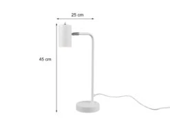 MeineWunschleuchte LED Schreibtischlampe In Weiß Matt, Spot Schwenkbar, Höhe 45cm 12 MeineWunschleuchte LED Schreibtischlampe In Weiß Matt, Spot Schwenkbar, Höhe 45cm -Bestes Beleuchtungs Geschäft led schreibtischlampe in weiss matt spot schwenkba 3