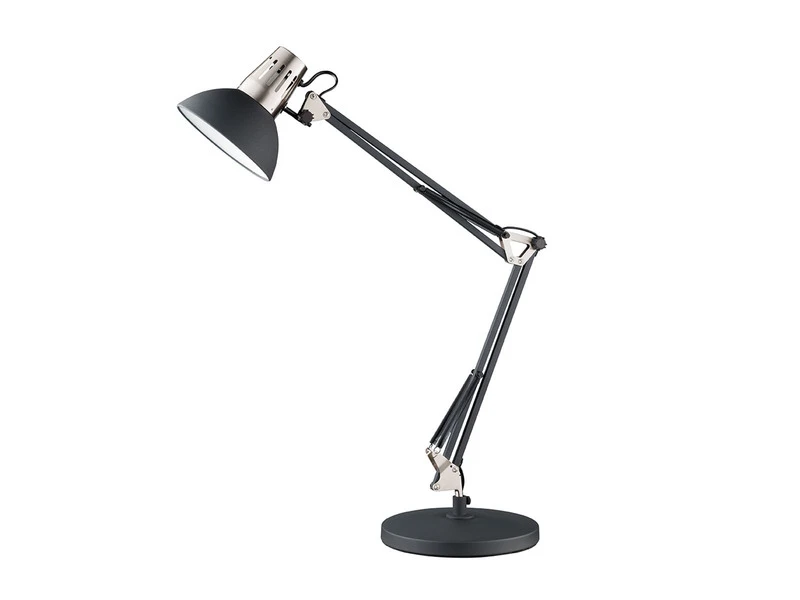 Fischer & Honsel LED Schreibtischlampe Schwarz, Dreifach Schwenkbar, Als Klemmleuchte Verwendbar 4 Fischer & Honsel LED Schreibtischlampe Schwarz, Dreifach Schwenkbar, Als Klemmleuchte Verwendbar – Bild 2