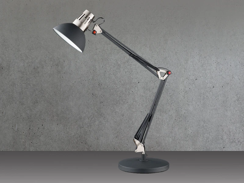 Fischer & Honsel LED Schreibtischlampe Schwarz, Dreifach Schwenkbar, Als Klemmleuchte Verwendbar 5 Fischer & Honsel LED Schreibtischlampe Schwarz, Dreifach Schwenkbar, Als Klemmleuchte Verwendbar – Bild 3