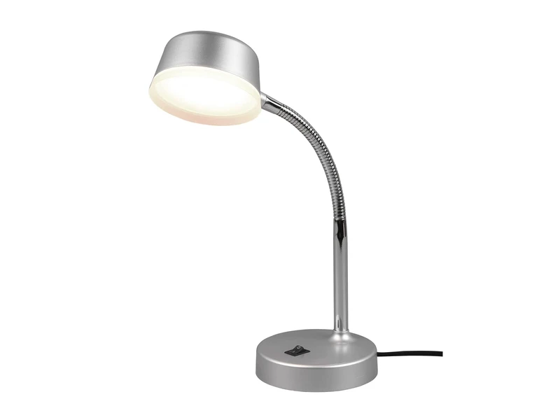Reality Leuchten LED Schreibtischleuchte KIKO Flexibel, Kunststoff Titan, 34cm Hoch 4 Reality Leuchten LED Schreibtischleuchte KIKO Flexibel, Kunststoff Titan, 34cm Hoch – Bild 2