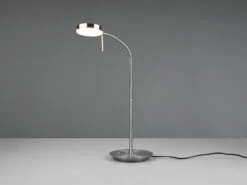Trio Leuchten LED Schreibtischleuchte MONZA Dimmbar Mit Flexarm, Höhe 57cm, Silber -Bestes Beleuchtungs Geschäft led schreibtischleuchte monza dimmbar mit flexarm 1 12