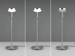 Trio Leuchten LED Schreibtischleuchte MONZA Dimmbar Mit Flexarm, Höhe 57cm, Silber -Bestes Beleuchtungs Geschäft led schreibtischleuchte monza dimmbar mit flexarm 1 14