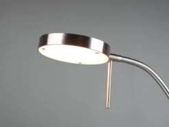 Trio Leuchten LED Schreibtischleuchte MONZA Dimmbar Mit Flexarm, Höhe 57cm, Silber -Bestes Beleuchtungs Geschäft led schreibtischleuchte monza dimmbar mit flexarm 1 16