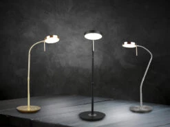 Trio Leuchten LED Schreibtischleuchte MONZA Dimmbar Mit Flexarm, Höhe 57cm, Silber -Bestes Beleuchtungs Geschäft led schreibtischleuchte monza dimmbar mit flexarm 1 19