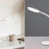Reality Leuchten LED Schreibtischleuchte SALLY Flexibel TOUCH Dimmer Weiß 36cm -Bestes Beleuchtungs Geschäft led schreibtischleuchte sally flexibel touch dimme