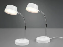 MeineWunschleuchte LED Schreibtischleuchten 2er SET Flexibel, Kunststoff Weiß, 34cm Hoch 12 MeineWunschleuchte LED Schreibtischleuchten 2er SET Flexibel, Kunststoff Weiß, 34cm Hoch -Bestes Beleuchtungs Geschäft led schreibtischleuchten 2er set flexibel kunststo 2