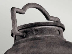 MeineWunschleuchte LED Sockel Laterne Im Industriedesign, Anthrazit Höhe 47cm -Bestes Beleuchtungs Geschäft led sockel laterne im industriedesign anthrazit ho 3