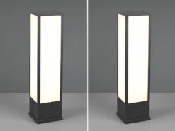 Trio Leuchten LED Sockelleuchte 2er Set Eckig In Anthrazit, Höhe 60cm, IP54 12 Trio Leuchten LED Sockelleuchte 2er Set Eckig In Anthrazit, Höhe 60cm, IP54 -Bestes Beleuchtungs Geschäft led sockelleuchte 2er set eckig in anthrazit hoehe 2