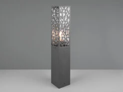 Trio Leuchten LED Sockelleuchte Eckig Edelstahl In Anthrazit, Höhe 60cm, IP44 -Bestes Beleuchtungs Geschäft led sockelleuchte eckig edelstahl in anthrazit hoe 2