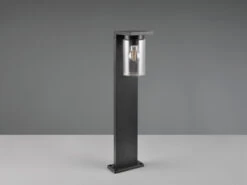 MeineWunschleuchte LED Sockelleuchte Laterne Aus Aluminium Schwarz, Höhe 65cm -Bestes Beleuchtungs Geschäft led sockelleuchte laterne aus aluminium schwarz ho 4