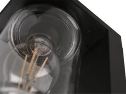 MeineWunschleuchte LED Sockelleuchte Laterne Aus Aluminium Schwarz, Höhe 65cm -Bestes Beleuchtungs Geschäft led sockelleuchte laterne aus aluminium schwarz ho 5