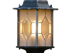 Konstsmide LED Sockelleuchte Laterne Außen Im Landhausstil, Schwarz, Höhe 51cm -Bestes Beleuchtungs Geschäft led sockelleuchte laterne aussen im landhausstil s 2