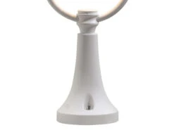 Konstsmide LED Sockelleuchte Laterne Außen Im Landhausstil, Weiß, Höhe 54cm -Bestes Beleuchtungs Geschäft led sockelleuchte laterne aussen im landhausstil w 3