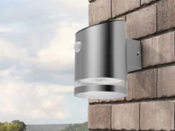 Smartwares LED Solar Außenwandleuchte Aus Edelstahl Mit Bewegungsmelder -Bestes Beleuchtungs Geschäft led solar aussenwandleuchte aus edelstahl mit bewe 5