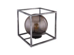 MeineWunschleuchte LED Solar Bodenleuchten, Würfel Mit Leuchtkugel Rauchfarbig Ø 20cm/25cm -Bestes Beleuchtungs Geschäft led solar bodenleuchten wuerfel mit leuchtkugel ra 8