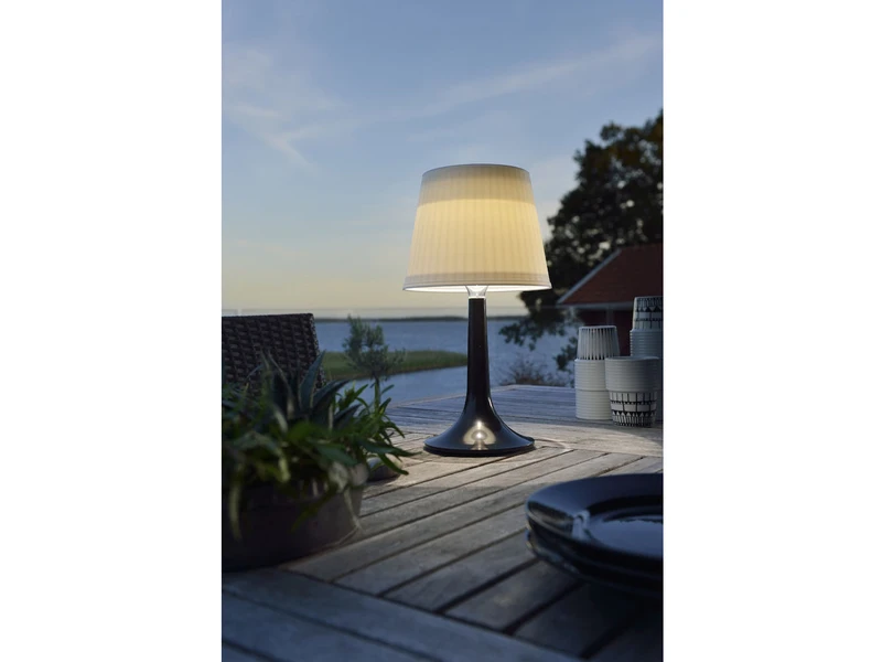 Konstsmide LED Solar Outdoor Tischleuchte ASSISI Aus Kunststoff Schwarz, Höhe 36cm 8 Konstsmide LED Solar Outdoor Tischleuchte ASSISI Aus Kunststoff Schwarz, Höhe 36cm – Bild 6