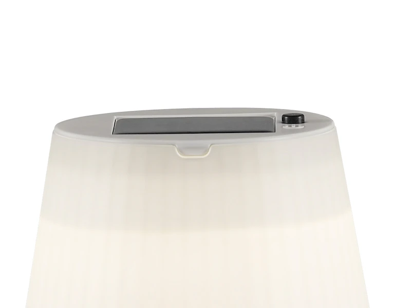 Konstsmide LED Solar Outdoor Tischleuchte ASSISI Aus Kunststoff Schwarz, Höhe 36cm 9 Konstsmide LED Solar Outdoor Tischleuchte ASSISI Aus Kunststoff Schwarz, Höhe 36cm – Bild 7