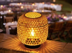 MeineWunschleuchte LED Solar Tischleuchten 2er SET Aus Bambus Korbgeflecht, Höhe 27cm 14 MeineWunschleuchte LED Solar Tischleuchten 2er SET Aus Bambus Korbgeflecht, Höhe 27cm -Bestes Beleuchtungs Geschäft led solar tischleuchten 2er set aus bambus korbgef 4