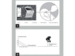 REV LED Solar Wandleuchte 2er SET Außenleuchte Fassadenbeleuchtung Weiß 14,5x9,6cm -Bestes Beleuchtungs Geschäft led solar wandleuchte 2er set aussenleuchte fassad 10