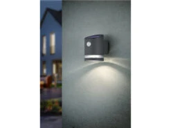 MeineWunschleuchte LED Solar Wandleuchte 2er Set Außenleuchte Mit Bewegungsmelder Anthrazit -Bestes Beleuchtungs Geschäft led solar wandleuchte 2er set aussenleuchte mit be 5