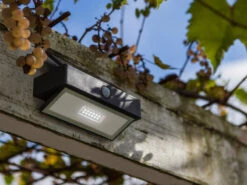 MeineWunschleuchte LED Solar Wandleuchte 2er SET Mit Bewegungsmelder, Breite 17,6cm -Bestes Beleuchtungs Geschäft led solar wandleuchte 2er set mit bewegungsmelder 1 5