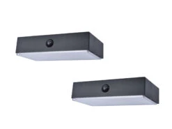 MeineWunschleuchte LED Solar Wandleuchte 2er SET Up And Down, Bewegungsmelder, Per App Steuerbar -Bestes Beleuchtungs Geschäft led solar wandleuchte 2er set up and down bewegung 1